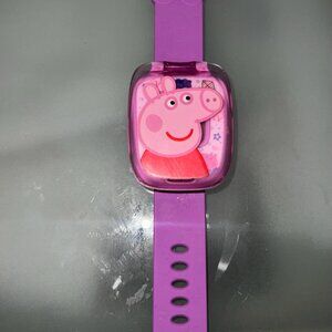 VTech Peppa Pig Learning Watch Pink Purple Activity Games‎ with Sound (JW1)